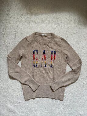 Gap Logo Sweater - Beige